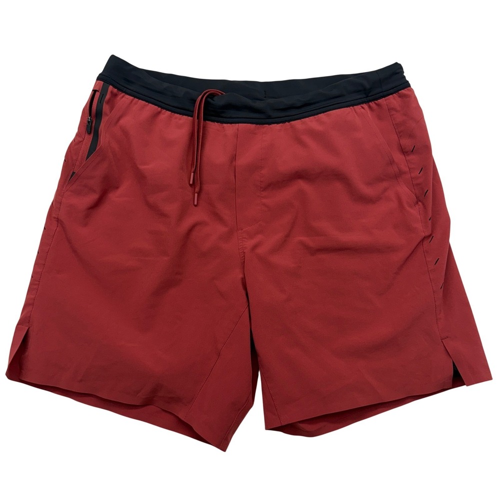 Ten Thousand Interval Shorts Men's XL Red 7" Lined Athletic Training Gym